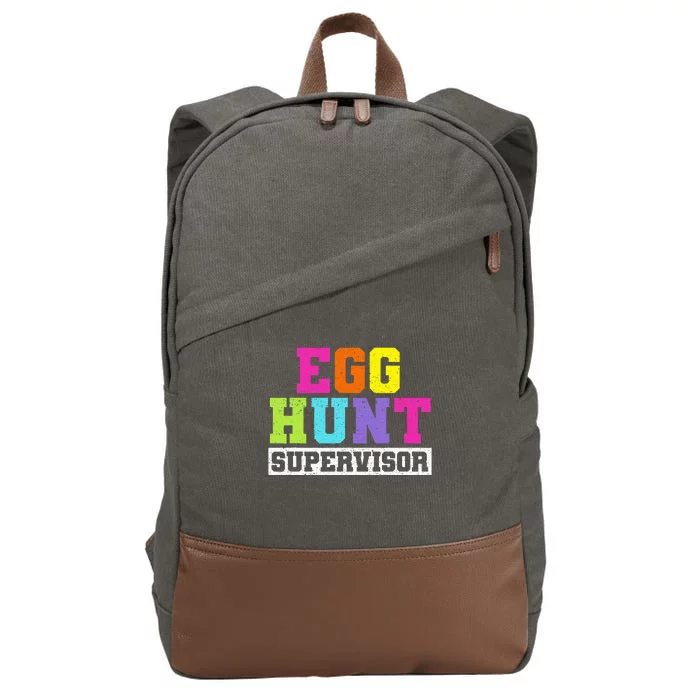 Egg Hunt Supervisor Cotton Canvas Backpack