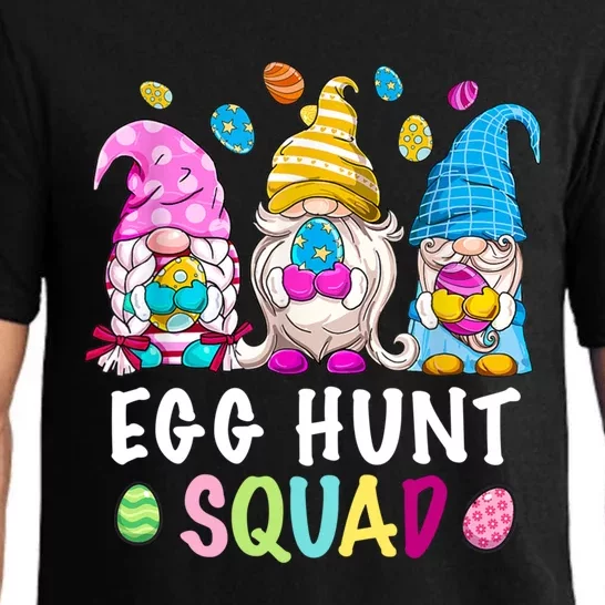 Egg Hunt Squad Gnomes Happy Easter Day Gnomes Bunny Egg Hunt Gift Pajama Set