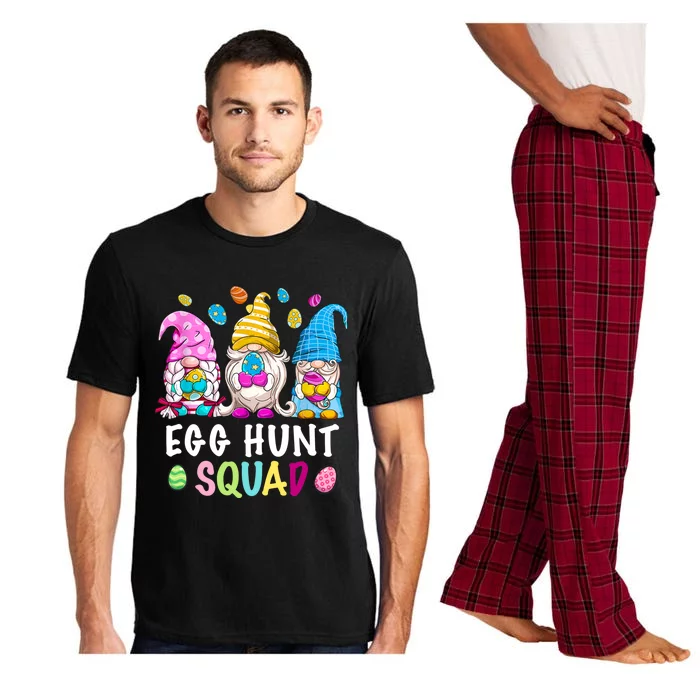 Egg Hunt Squad Gnomes Happy Easter Day Gnomes Bunny Egg Hunt Gift Pajama Set