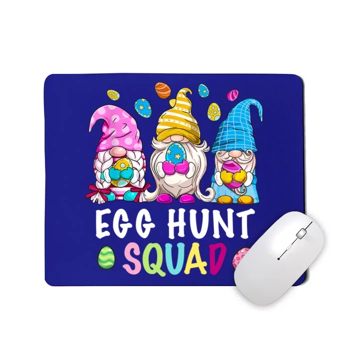 Egg Hunt Squad Gnomes Happy Easter Day Gnomes Bunny Egg Hunt Gift Mousepad