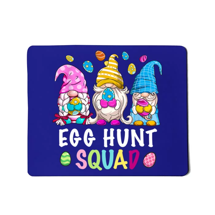 Egg Hunt Squad Gnomes Happy Easter Day Gnomes Bunny Egg Hunt Gift Mousepad