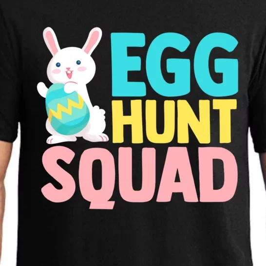 Egg Hunt Squad Easter Eggs Bunny Lover Holy Week Christian Gift Pajama Set