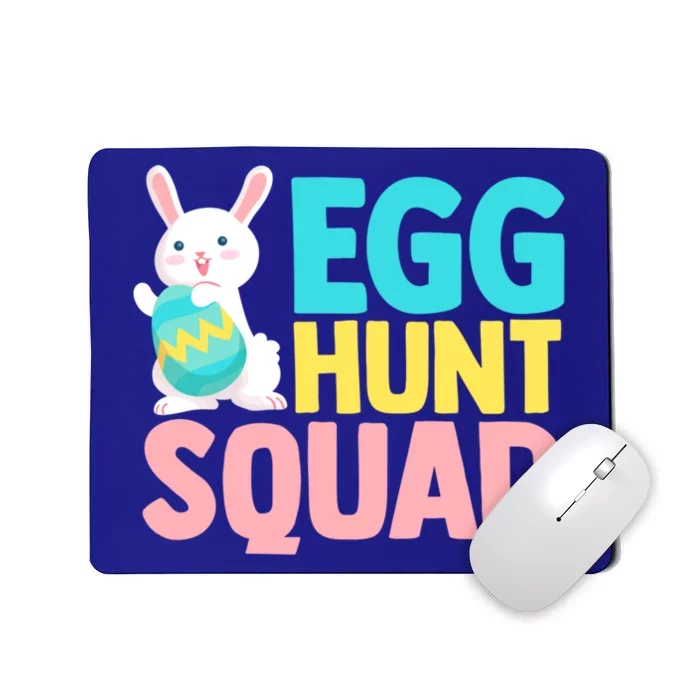 Egg Hunt Squad Easter Eggs Bunny Lover Holy Week Christian Gift Mousepad