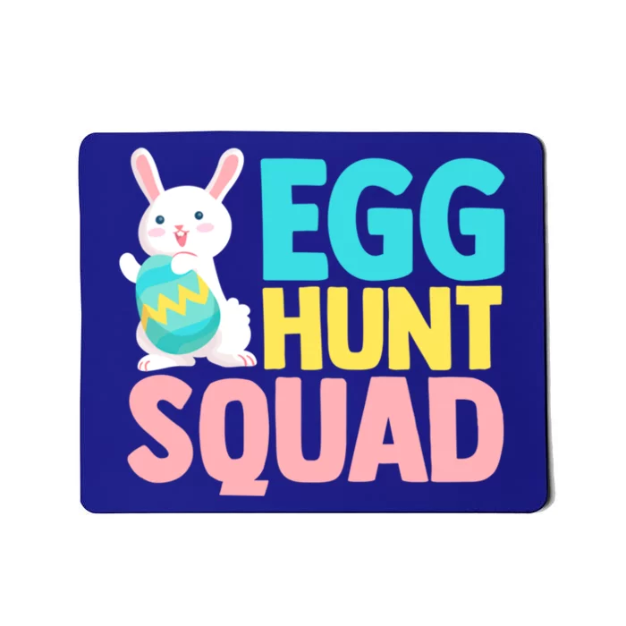 Egg Hunt Squad Easter Eggs Bunny Lover Holy Week Christian Gift Mousepad