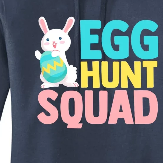 Egg Hunt Squad Easter Eggs Bunny Lover Holy Week Christian Gift Women's Pullover Hoodie