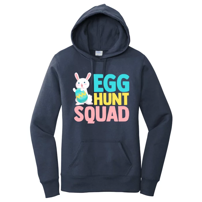 Egg Hunt Squad Easter Eggs Bunny Lover Holy Week Christian Gift Women's Pullover Hoodie