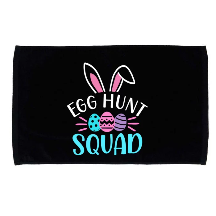 Egg Hunt Squad Great Gift Hunting Season Funny Easter Day Funny Gift Microfiber Hand Towel