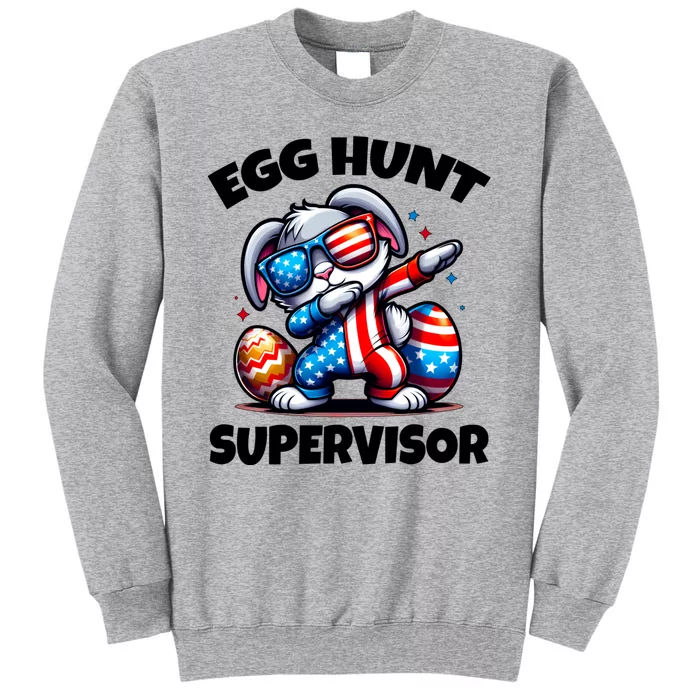 Egg Hunt Supervisor Easter 2024 Family Matching Tall Sweatshirt