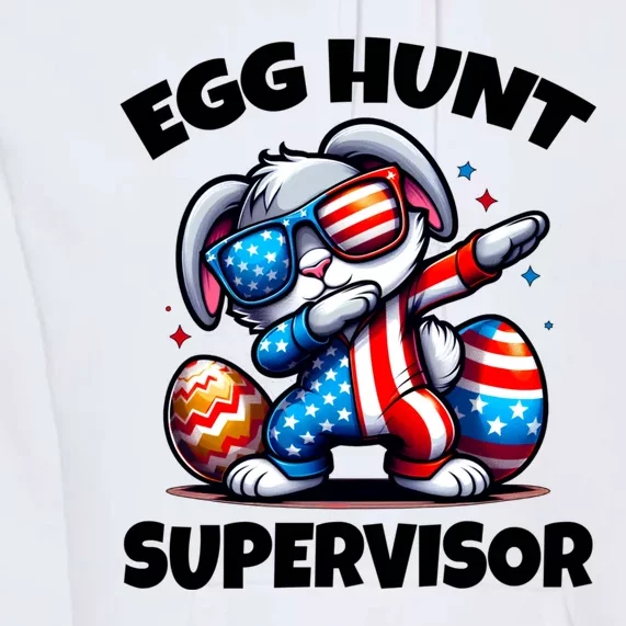 Egg Hunt Supervisor Easter 2024 Family Matching Premium Hoodie