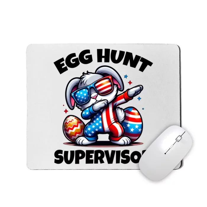 Egg Hunt Supervisor Easter 2024 Family Matching Mousepad