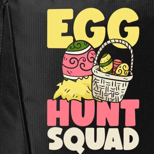 Egg Hunt Squad Easter Eggs Bunny Lover Holy Week Christian Gift City Backpack