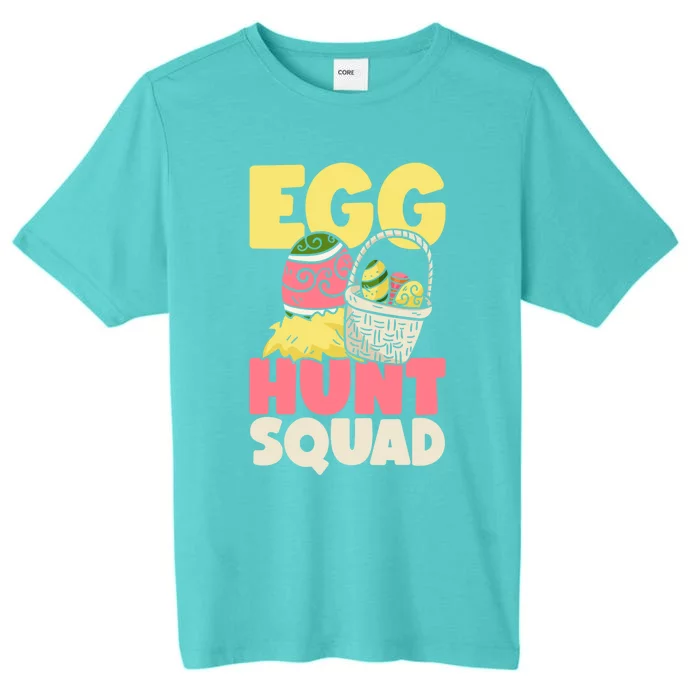 Egg Hunt Squad Easter Eggs Bunny Lover Holy Week Christian Gift ChromaSoft Performance T-Shirt