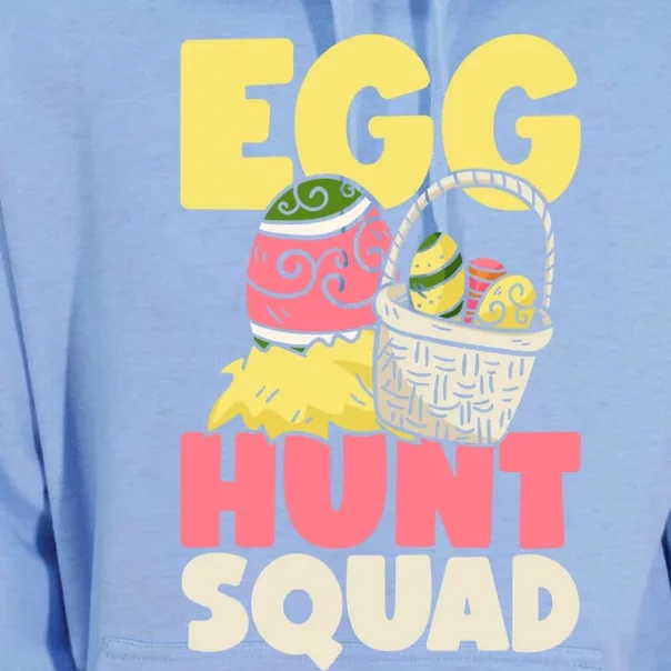 Egg Hunt Squad Easter Eggs Bunny Lover Holy Week Christian Gift Unisex Surf Hoodie