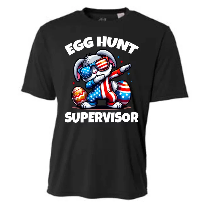 Egg Hunt Supervisor Easter 2024 Family Matching Cooling Performance Crew T-Shirt