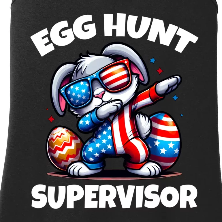 Egg Hunt Supervisor Easter 2024 Family Matching Ladies Essential Tank