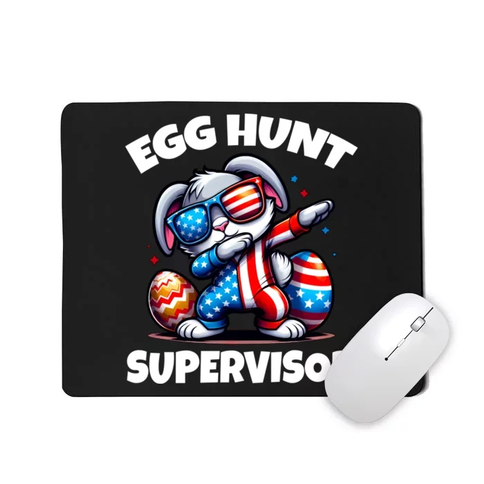 Egg Hunt Supervisor Easter 2024 Family Matching Mousepad