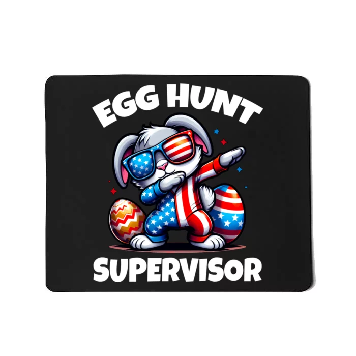 Egg Hunt Supervisor Easter 2024 Family Matching Mousepad