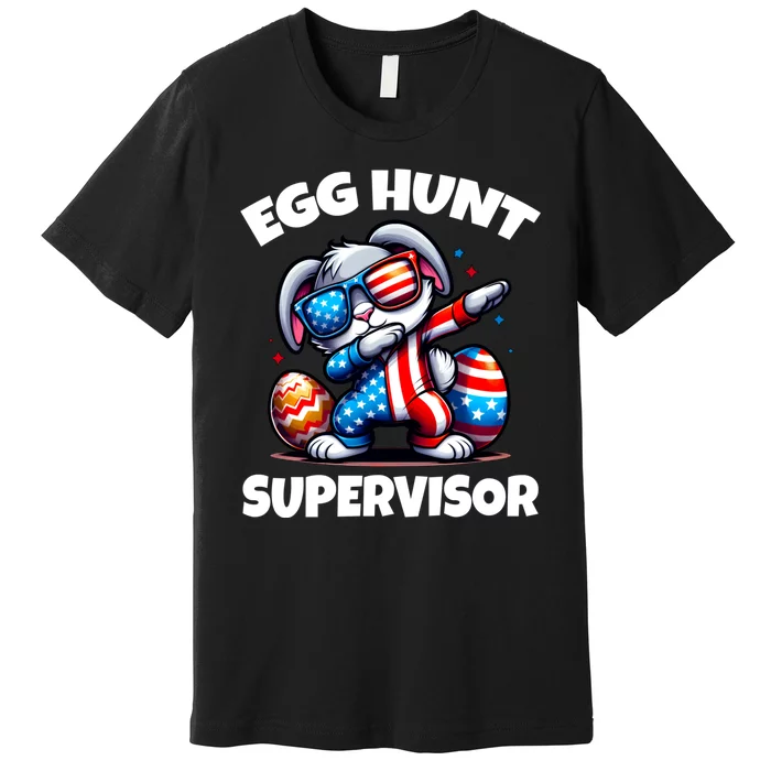 Egg Hunt Supervisor Easter 2024 Family Matching Premium T-Shirt