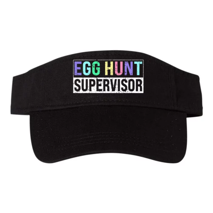 Egg Hunt Supervisor Egg Hunting Party Mom Dad Valucap Bio-Washed Visor