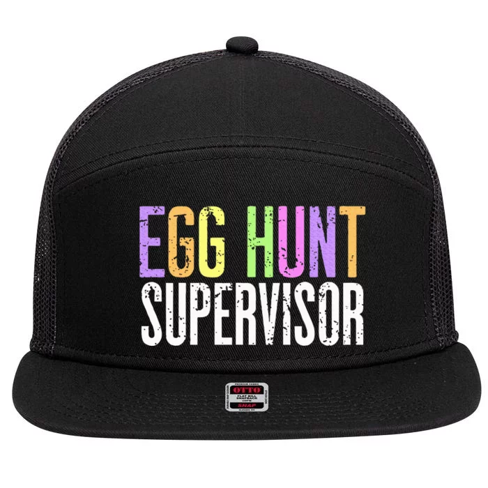 Egg Hunt Supervisor 7 Panel Mesh Trucker Snapback Hat