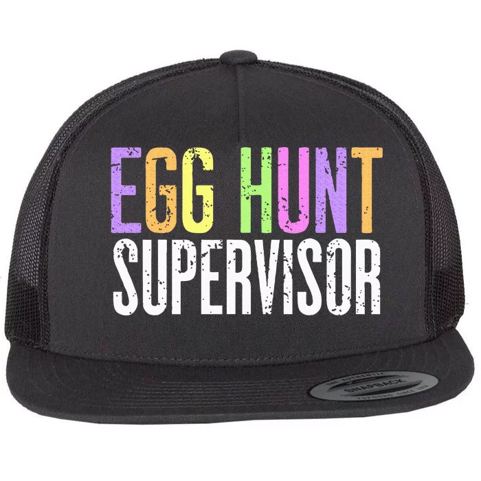 Egg Hunt Supervisor Flat Bill Trucker Hat