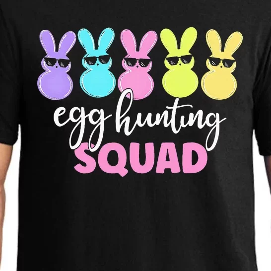 Egg Hunting Squad Crew Family Happy Easter Bunny Pajama Set