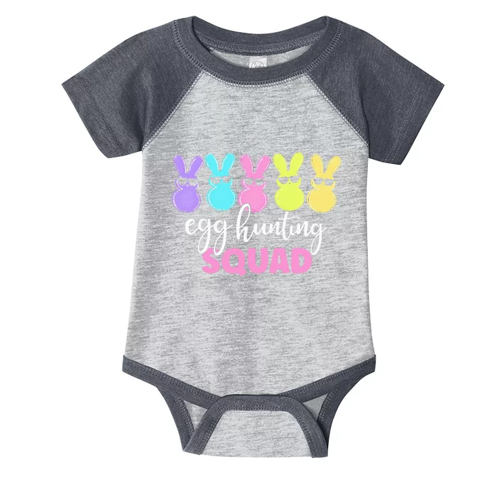 Egg Hunting Squad Crew Family Happy Easter Bunny Infant Baby Jersey Bodysuit