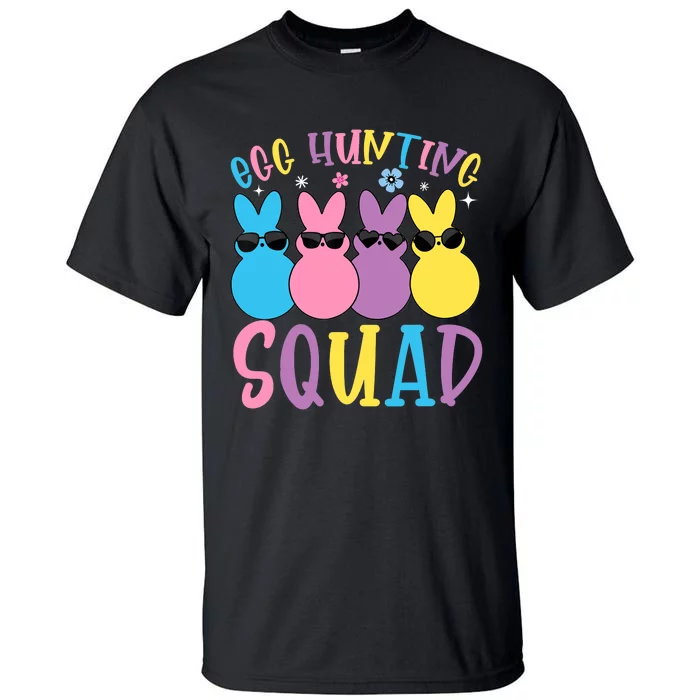 Egg Hunting Squad Crew Family Happy Easter Bunny Tall T-Shirt