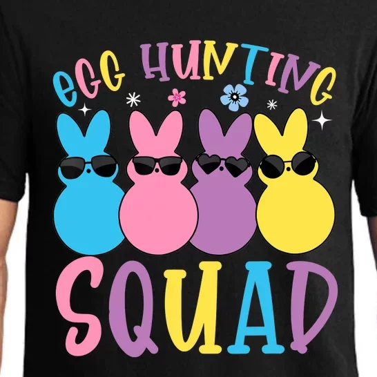 Egg Hunting Squad Crew Family Happy Easter Bunny Pajama Set