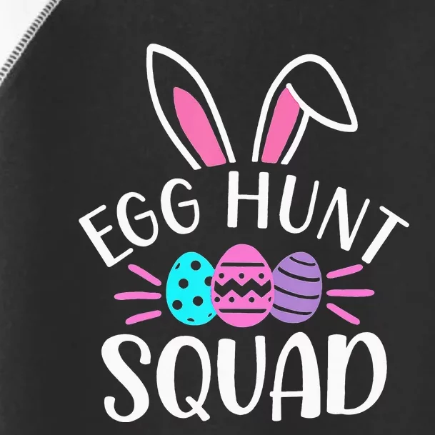 Egg Hunt Squad Hunting Season Easter day Toddler Fine Jersey T-Shirt