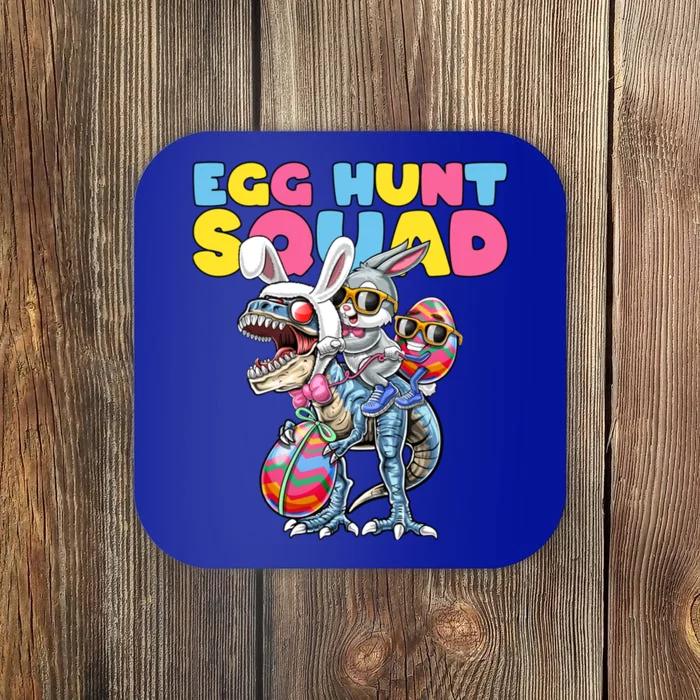 Egg Hunt Squad Easter Bunny Dinosaur Egg Rabbit Ears Costume Gift Coaster