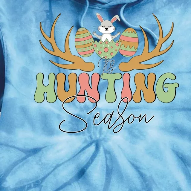 Easter Hunting Season Easter Day Tie Dye Hoodie