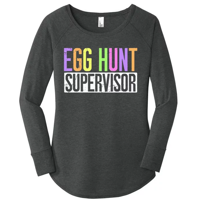 Egg Hunt Supervisor Egg Hunting Party Mom Dad Women's Perfect Tri Tunic Long Sleeve Shirt