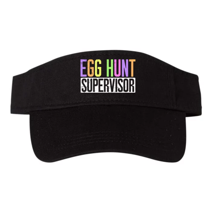 Egg Hunt Supervisor Egg Hunting Party Mom Dad Valucap Bio-Washed Visor