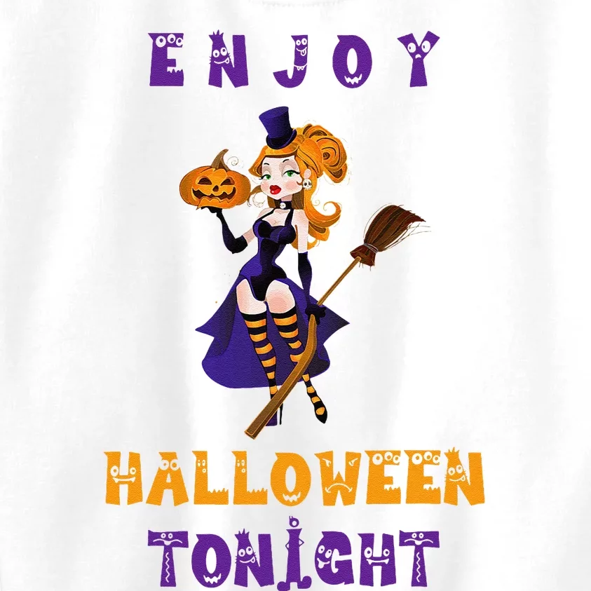 Enjoy Halloween Tonight Halloween Kids Sweatshirt