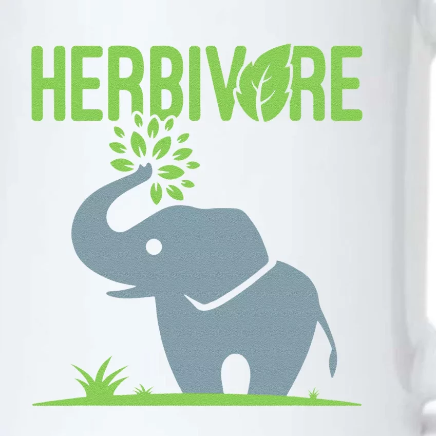 Elephant Herbivore Vegan Vegetarian Cute Black Color Changing Mug