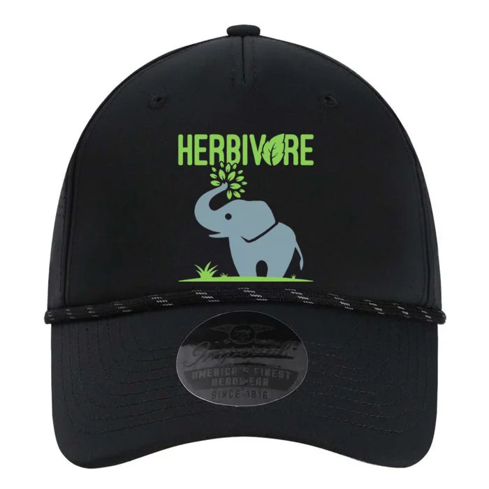 Elephant Herbivore Vegan Vegetarian Cute Performance The Dyno Cap