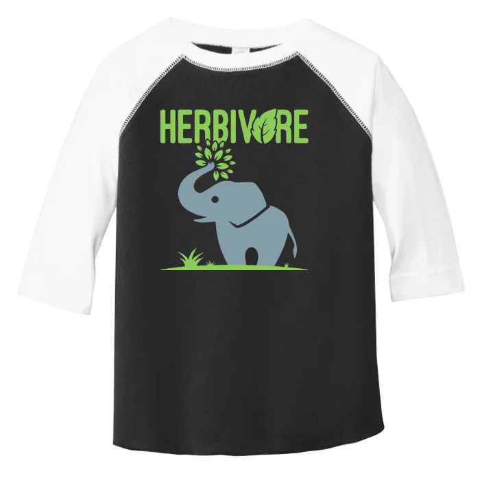 Elephant Herbivore Vegan Vegetarian Cute Toddler Fine Jersey T-Shirt