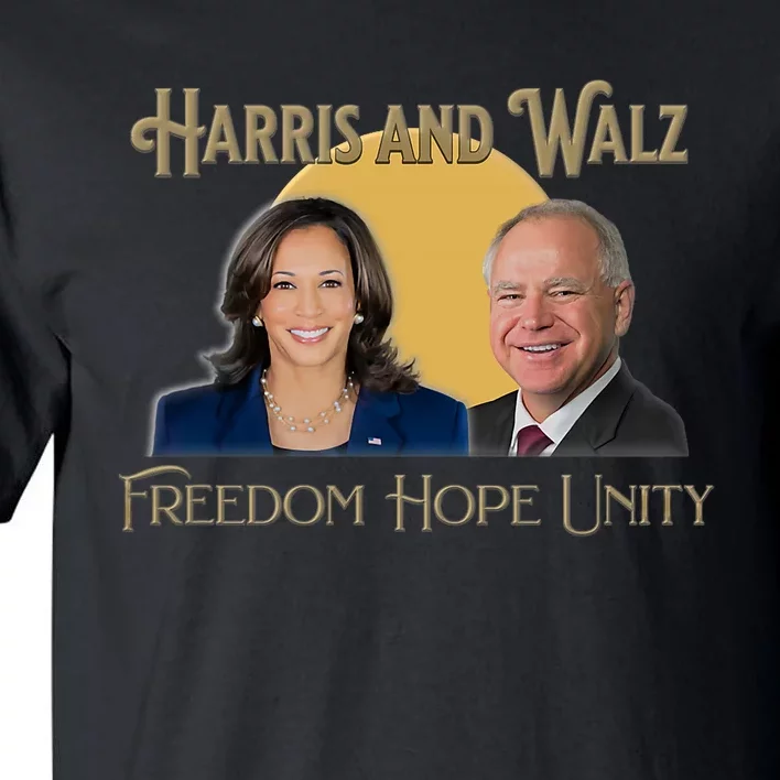 Elect Harris Walz 2024 Kamala And Tim President And Vp Tall T-Shirt