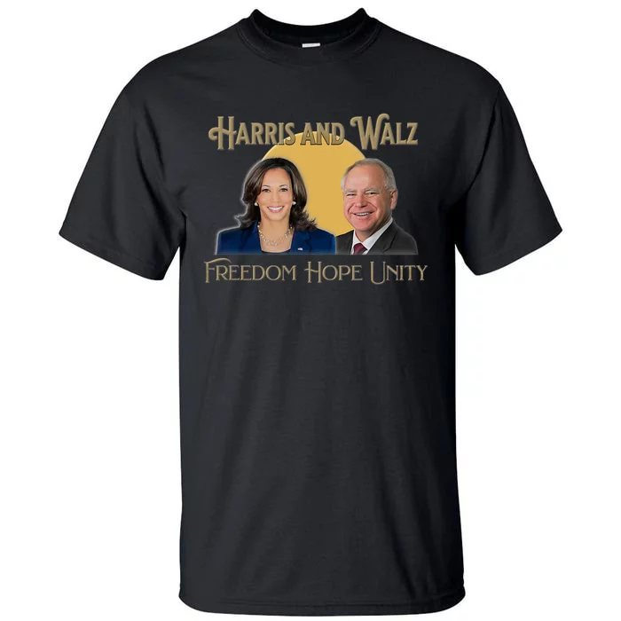 Elect Harris Walz 2024 Kamala And Tim President And Vp Tall T-Shirt