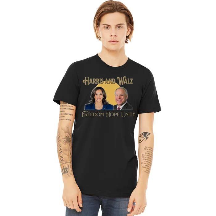 Elect Harris Walz 2024 Kamala And Tim President And Vp Premium T-Shirt