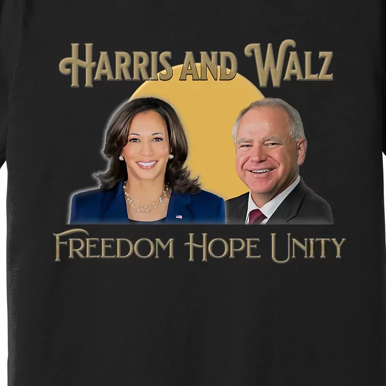 Elect Harris Walz 2024 Kamala And Tim President And Vp Premium T-Shirt