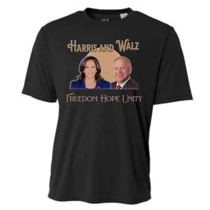 Elect Harris Walz 2024 Kamala And Tim President And Vp Cooling Performance Crew T-Shirt