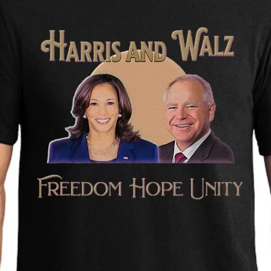 Elect Harris Walz 2024 Kamala And Tim President And Vp Pajama Set