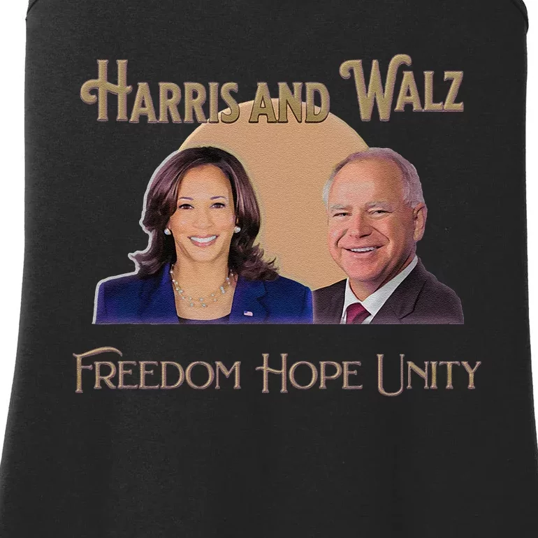 Elect Harris Walz 2024 Kamala And Tim President And Vp Ladies Essential Tank