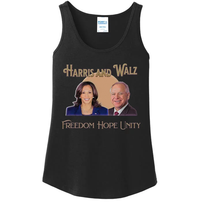 Elect Harris Walz 2024 Kamala And Tim President And Vp Ladies Essential Tank