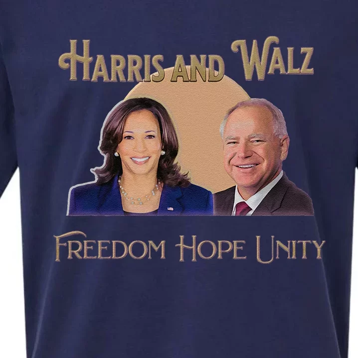 Elect Harris Walz 2024 Kamala And Tim President And Vp Sueded Cloud Jersey T-Shirt