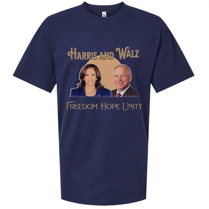 Elect Harris Walz 2024 Kamala And Tim President And Vp Sueded Cloud Jersey T-Shirt