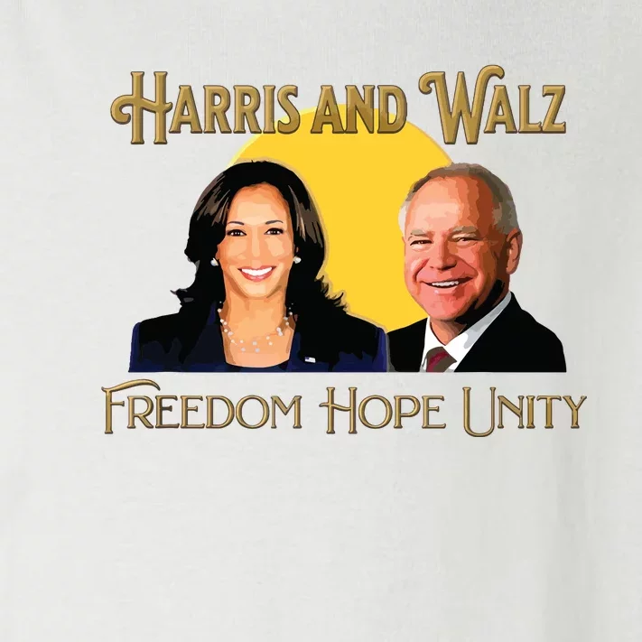 Elect Harris Walz 2024 Kamala And Tim President And Vp Toddler Long Sleeve Shirt