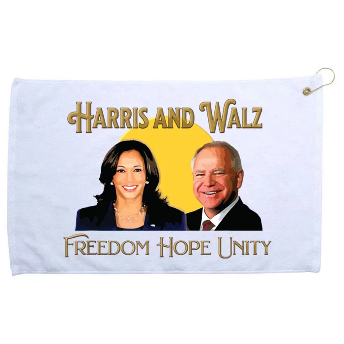 Elect Harris Walz 2024 Kamala And Tim President And Vp Grommeted Golf Towel